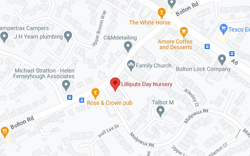 Lilliputs Day Nursery location map