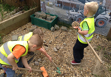 Utilising the local amenities with  Lilliputs Day Nursery in Westhoughton