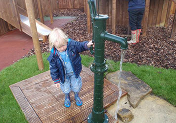 Outdoor Play at Lilliputs Day Nursery in Westhoughton